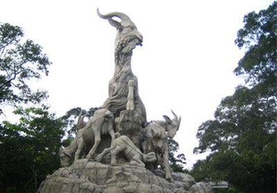 Five-Ram Statue